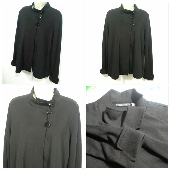 Amber Sun jacket Size M Black Stretch Statement - Picture 5 of 8